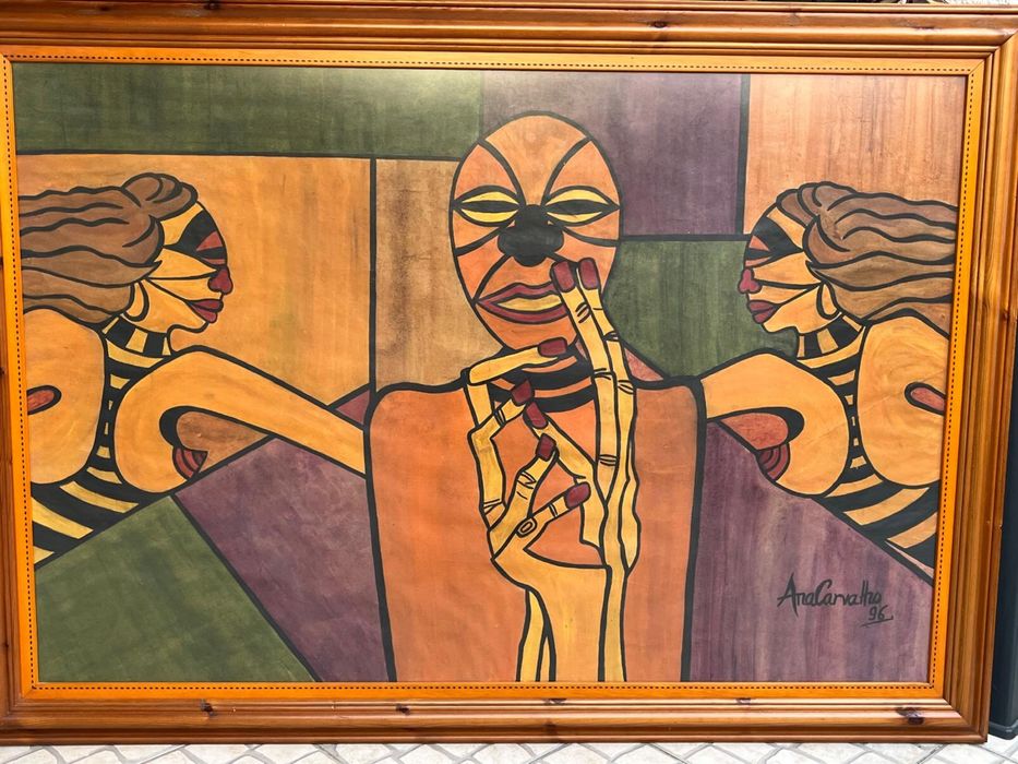 Tela Original  + Moldura com Vidro Anti-Reflexo