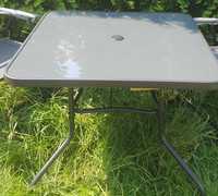 Tani metalowy ogrodowy stół 
86x86x70