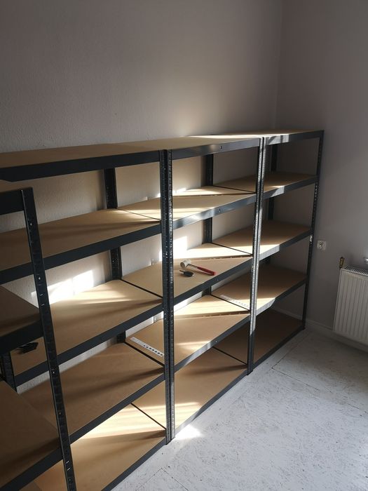 Regał Magazynowy Zatrzaskowy, Grafitowy 180x90x45 cm 5P /265 kg