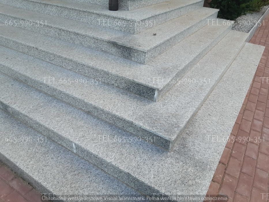 Schody Granitowe Granit Stopień Granitowy Parapety Płytki Granitowe