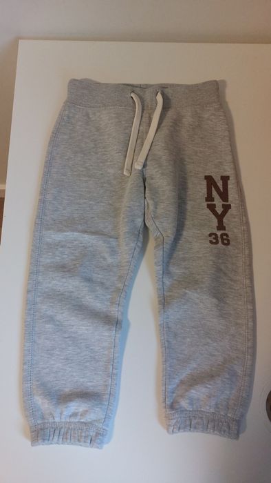 Spodnie dresowe chłopięce szare H&M r. 104