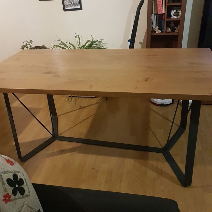 Stół 172x82x78x4cm lity dąb