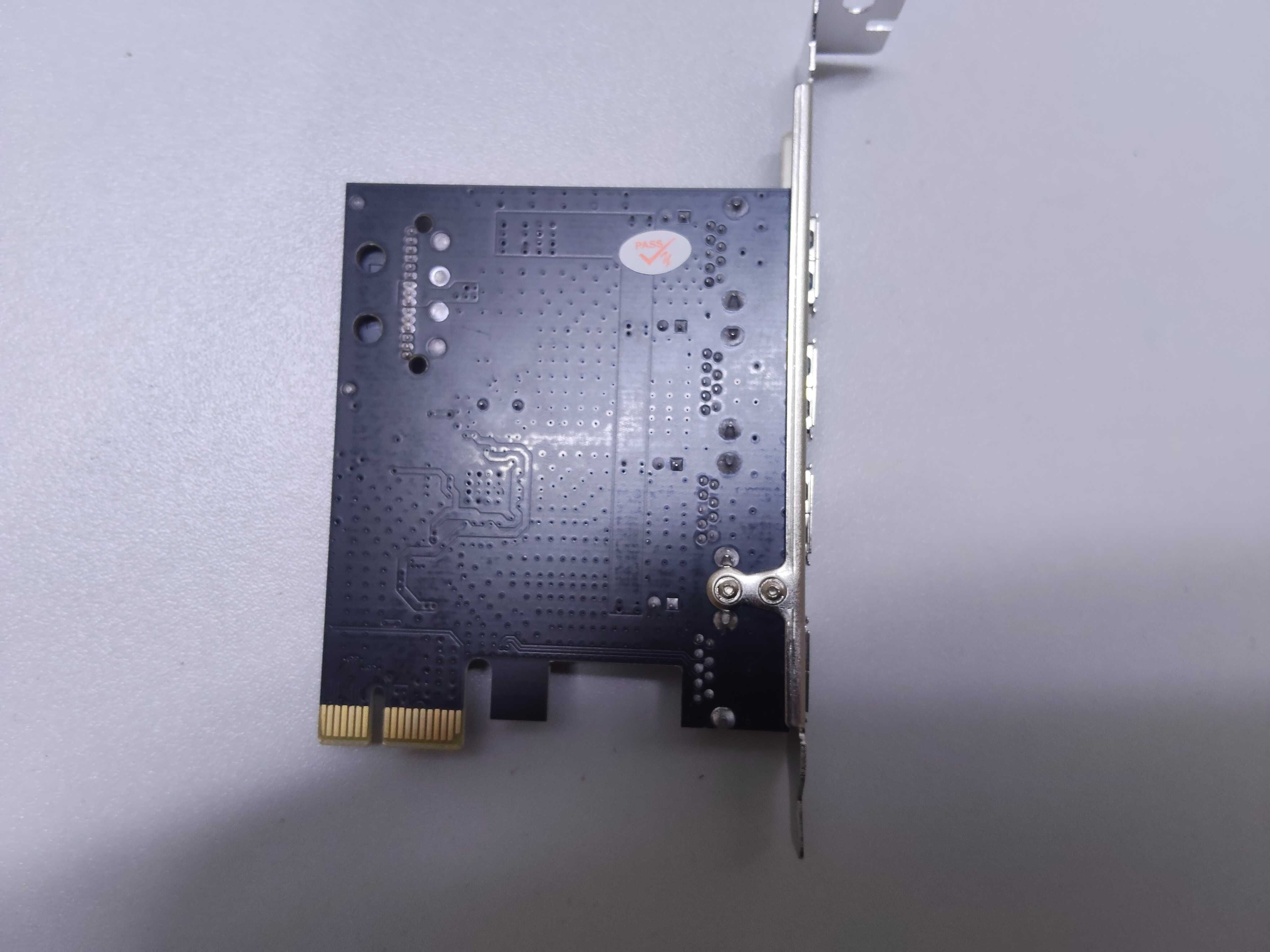 Adapter PCIE USB 3.0 Nowy 4 porty