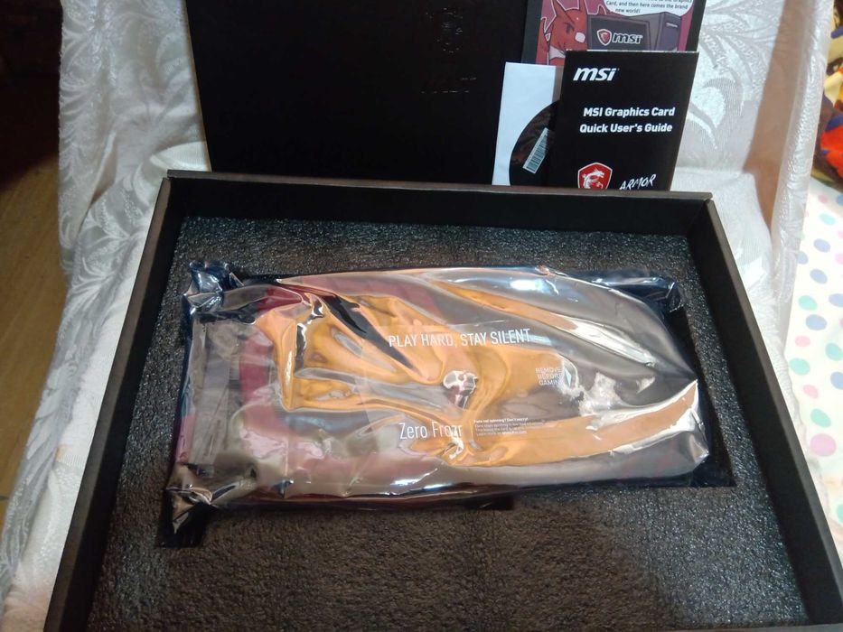 Видеокарта полный комплект.MSI GTX 1070 8Gb Gaming