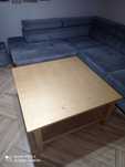 Stolik kawowy ława Ikea Hemnes złoty drewniany