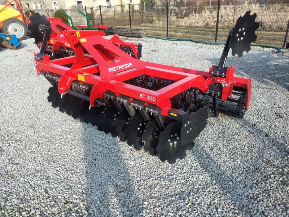 WYPRZEDAŻ!!! Talerzówka 3 metry Ciężka! Brona Talerzowa Agregat.