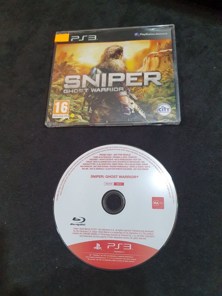 Gra gry ps3 Playstation 3 Sniper Ghost Warrior unikat Promo disc