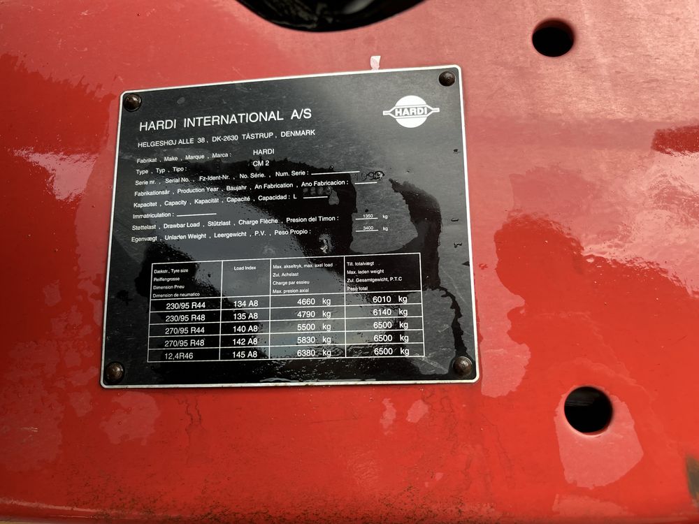 Opryskiwacz HARDI Commander 18m 2800l+1000l od rolnika
