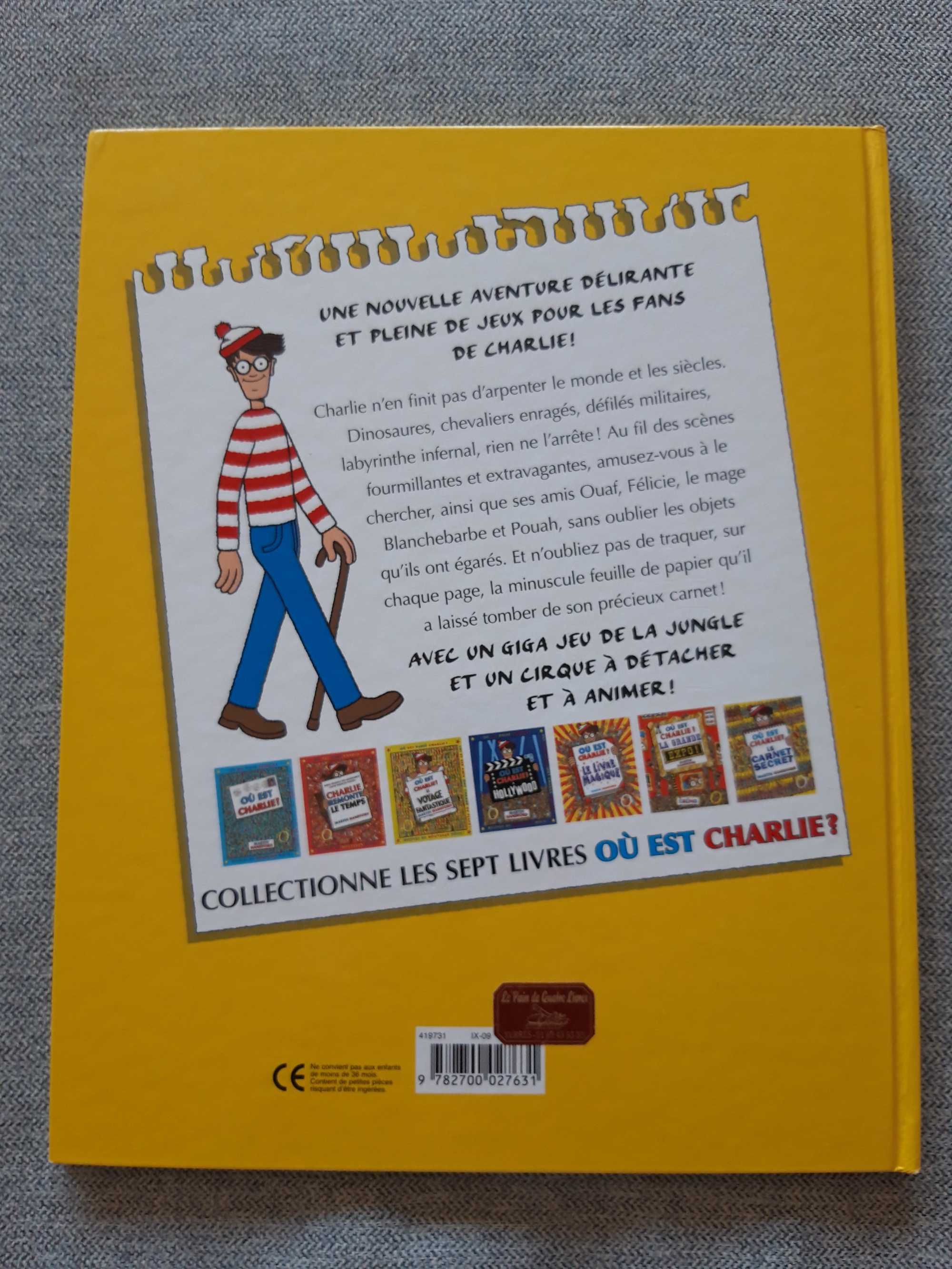 Livro "Oú est Charlie?" de Martin Handford