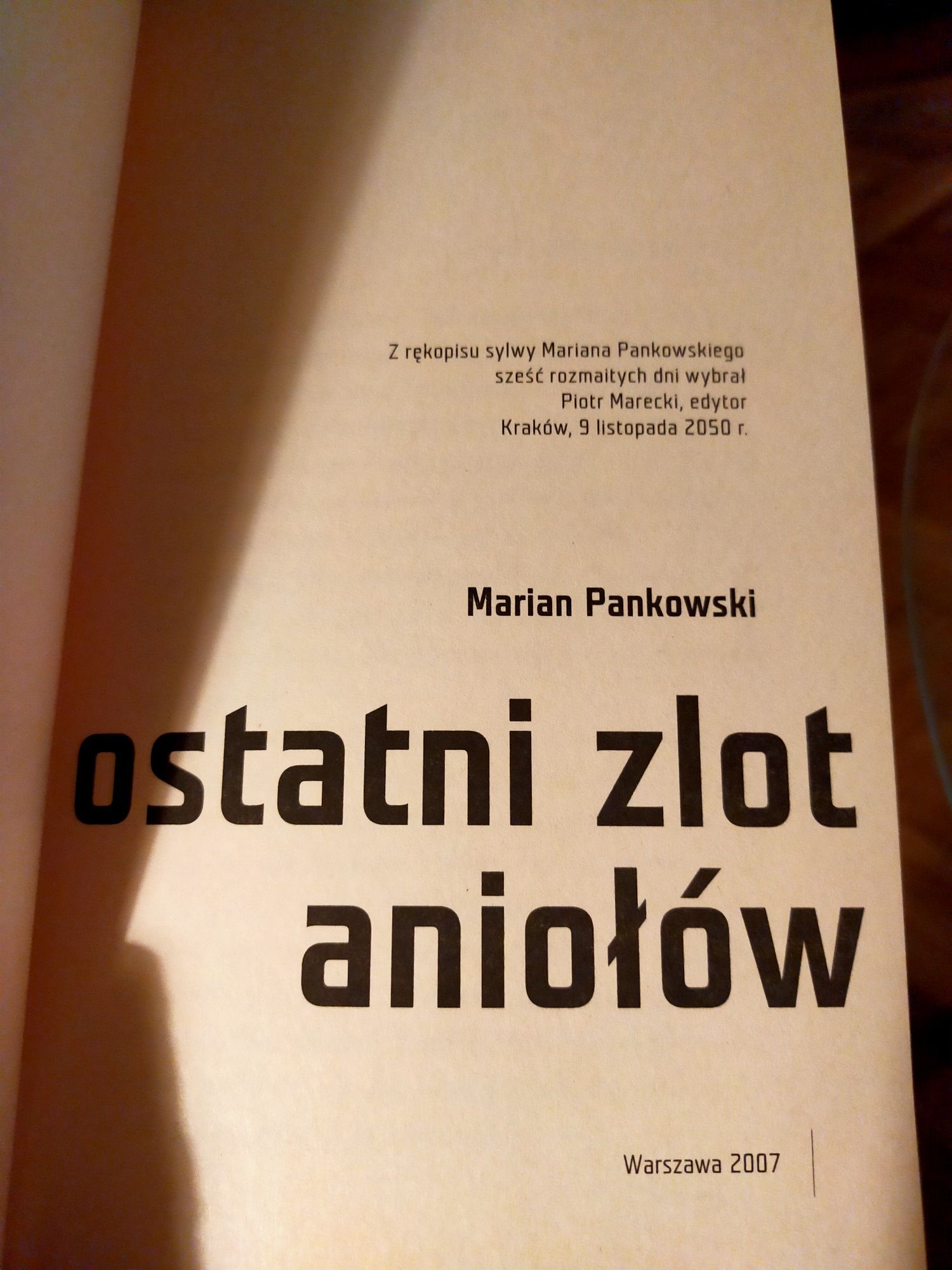 Ostatni zlot aniołów Marian Pankowski