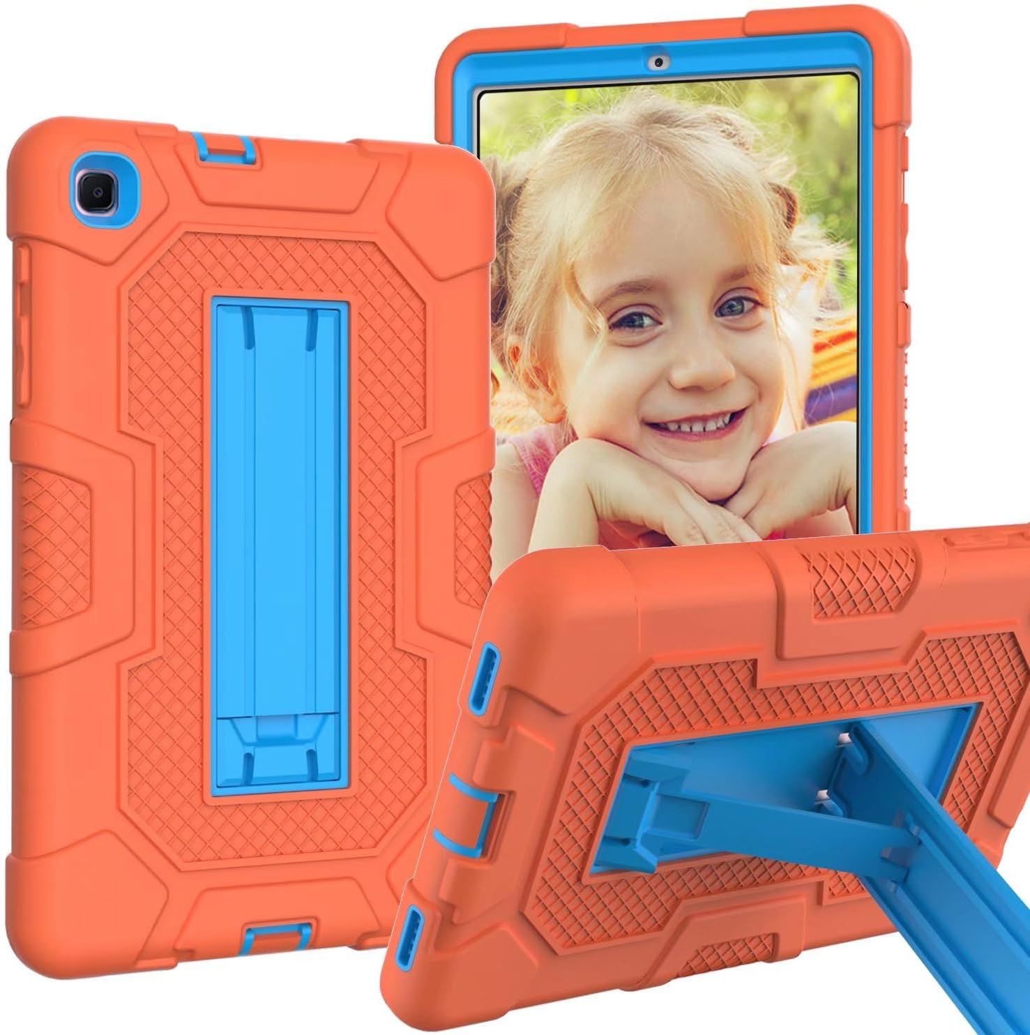 Etui do Samsung Galaxy Tab A 8.0" Pancerne z Podstawką Pomarańczowe
