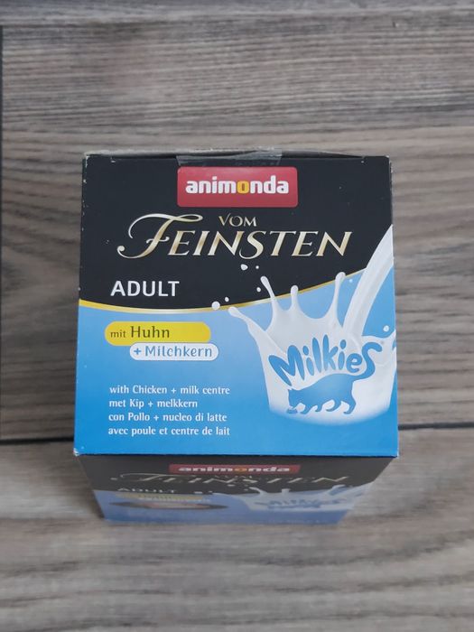 Karma mokra dla kotów Animonda vom Feinsten Milkies 5 x kurczak 100g