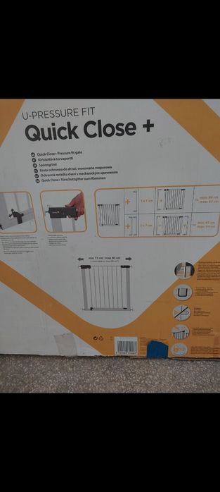 Bramka ochrona do drzwi, mocowana rozporowo