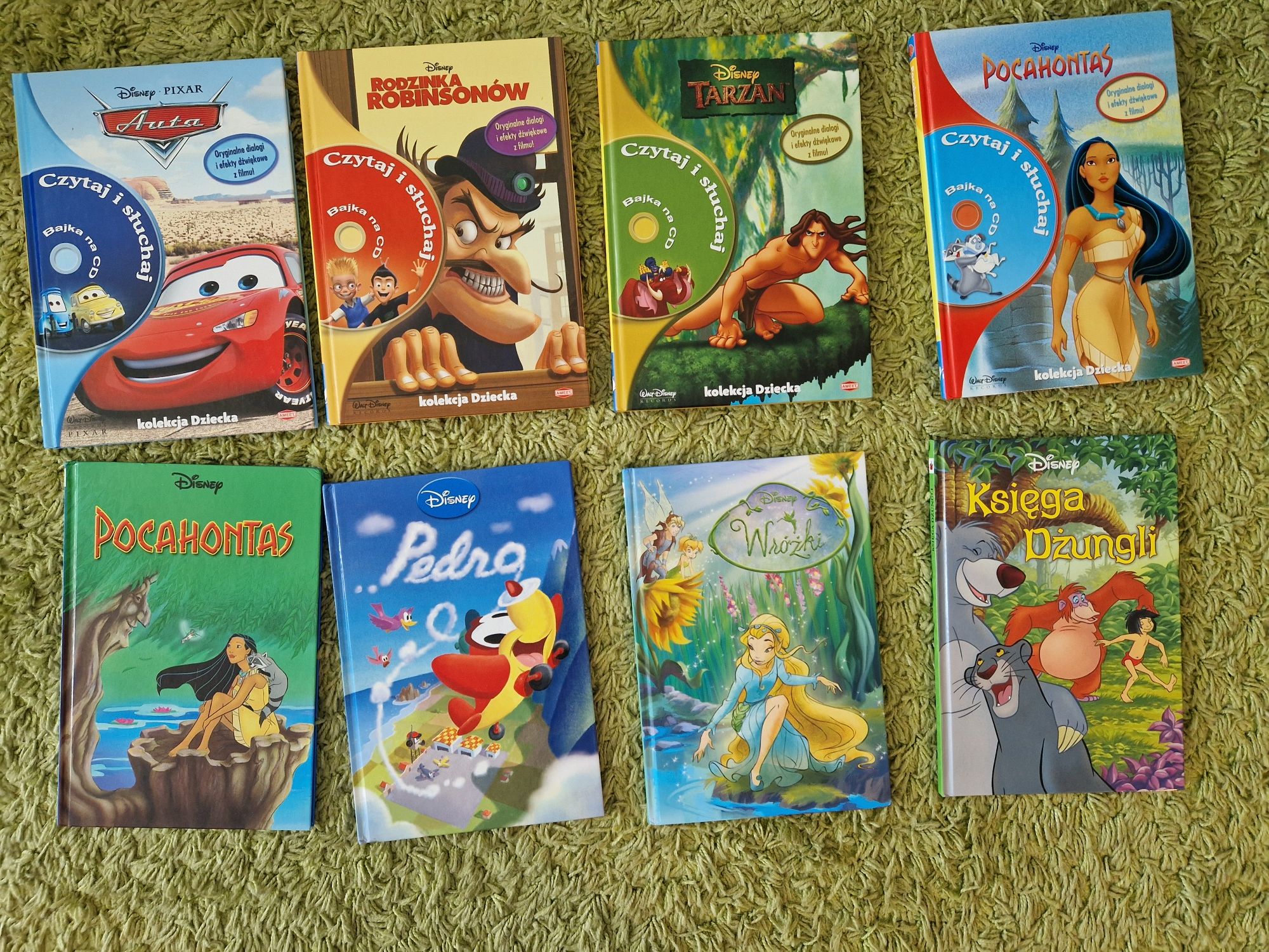 Kolekcja bajek Disneya.Disney. 8sztuk