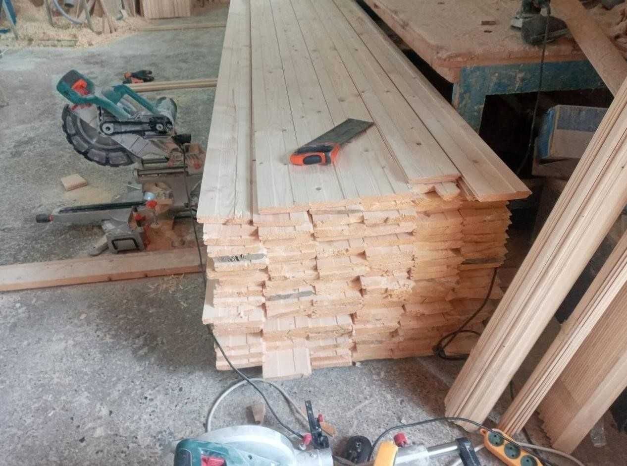 Вагонка 125*35*5м (імітація бруса/блокхаус/бруски/доска підлоги дошка)