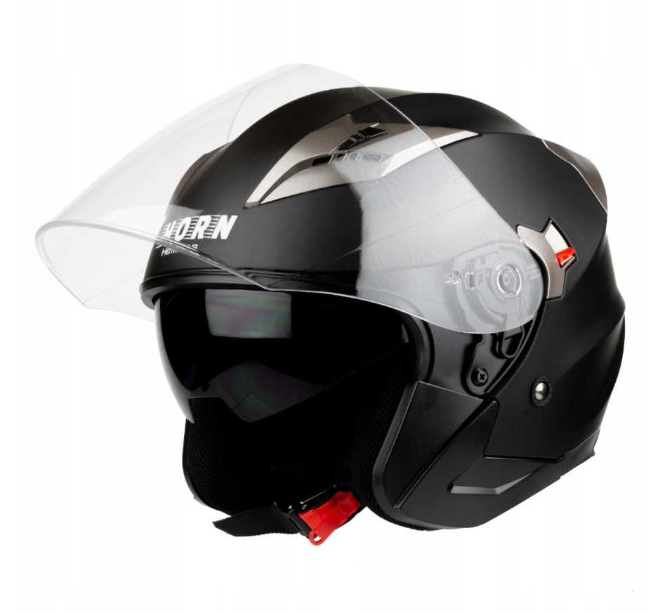 kask motocyklowy horn 627 otwarty XS-XL intercom ready GRATIS KOMINIAR