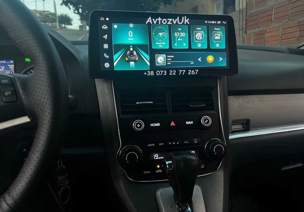 Магнитола CR-V Honda CRV СРВ GPS Tesla USB 2 дин CarPlay 4G Android 14