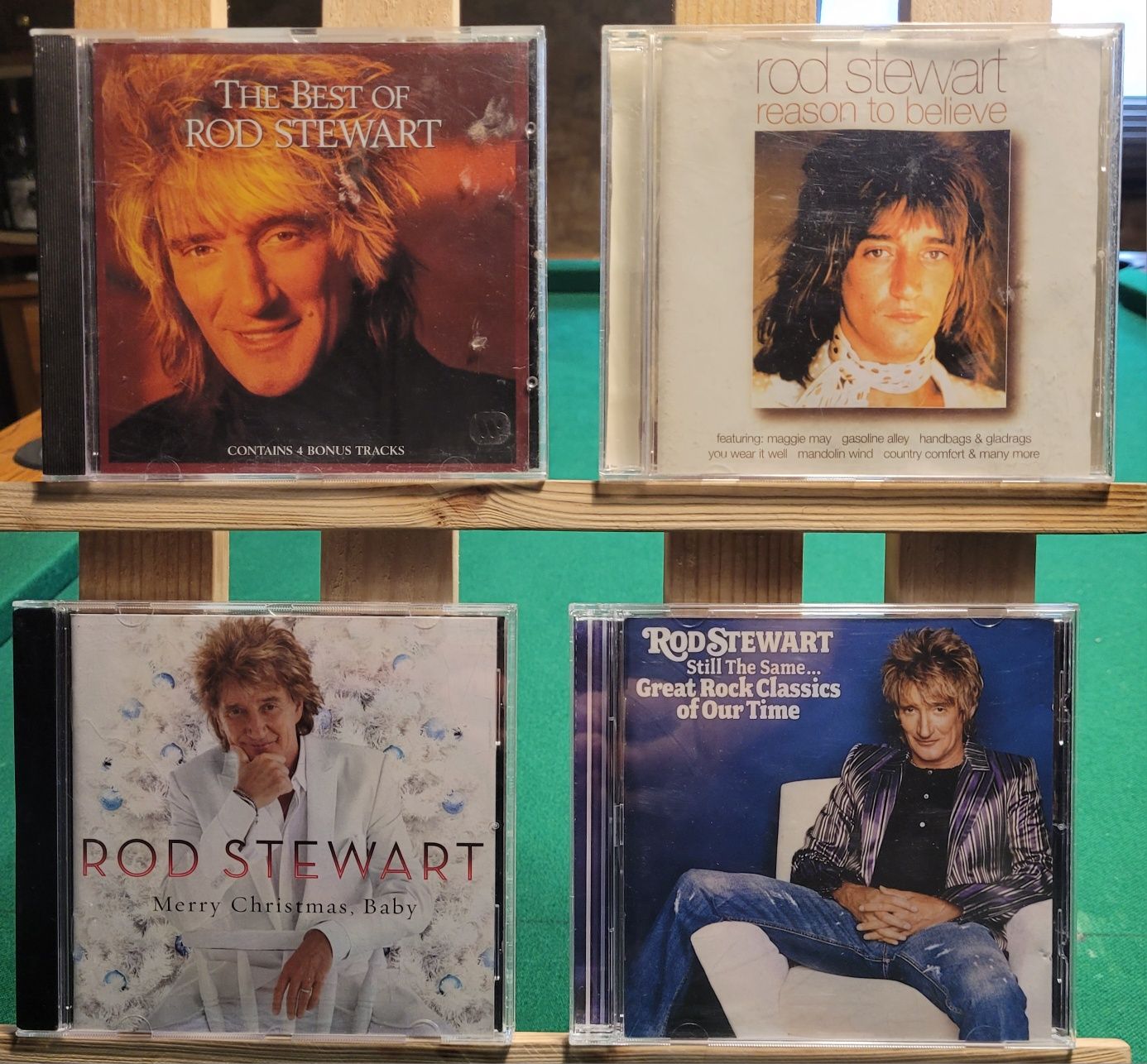 CD - Rod Stewart, Robert Palmer, Eric Clapton, Barry White i inni