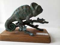 Уникальная скульптура "Хамелеон" из полиэфирной смолы
