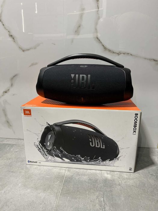 Głośnik mobilny JBL Boombox 3 Czarny, 180W/Komis Krzysiek