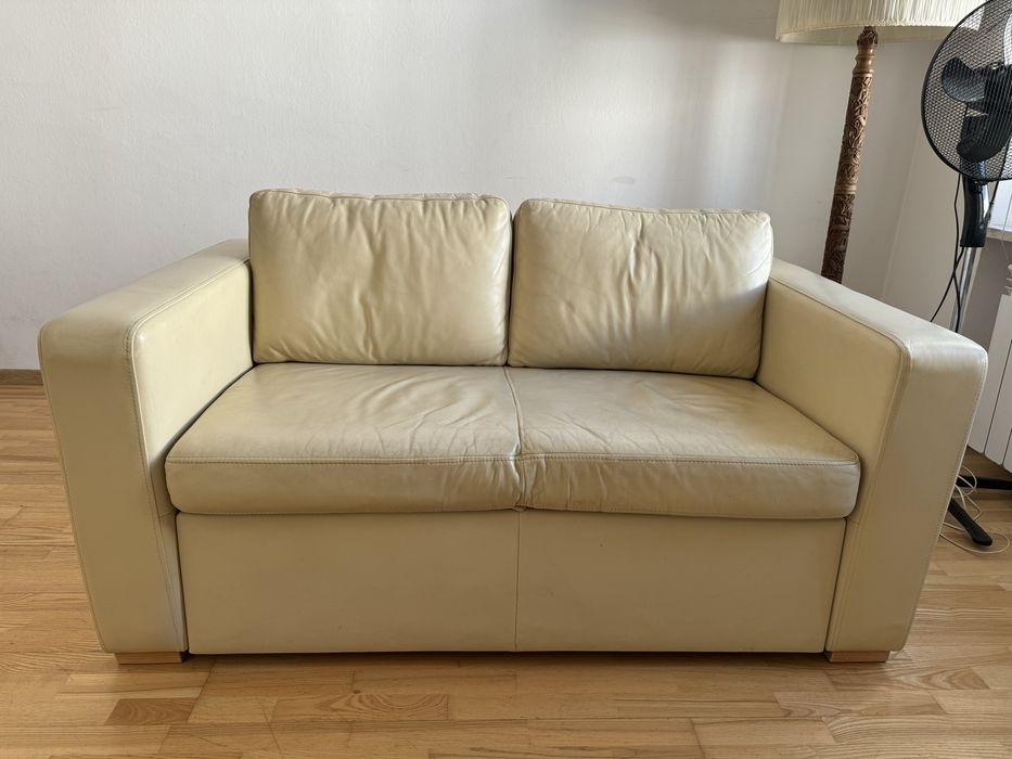 Dwie skórzane kanapy