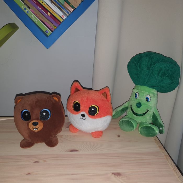 Maskotki pluszaki z biedronki gang