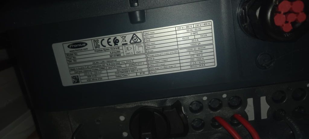 Falownik/inwerter  Fronius Symo 10.0-3-M.