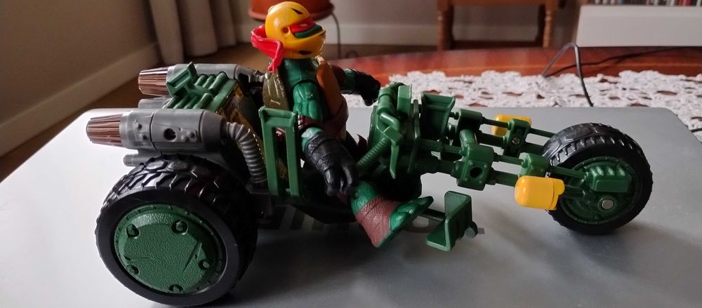 Tmnt Żółwie ninja bike trójkołowy motocykl i figurka