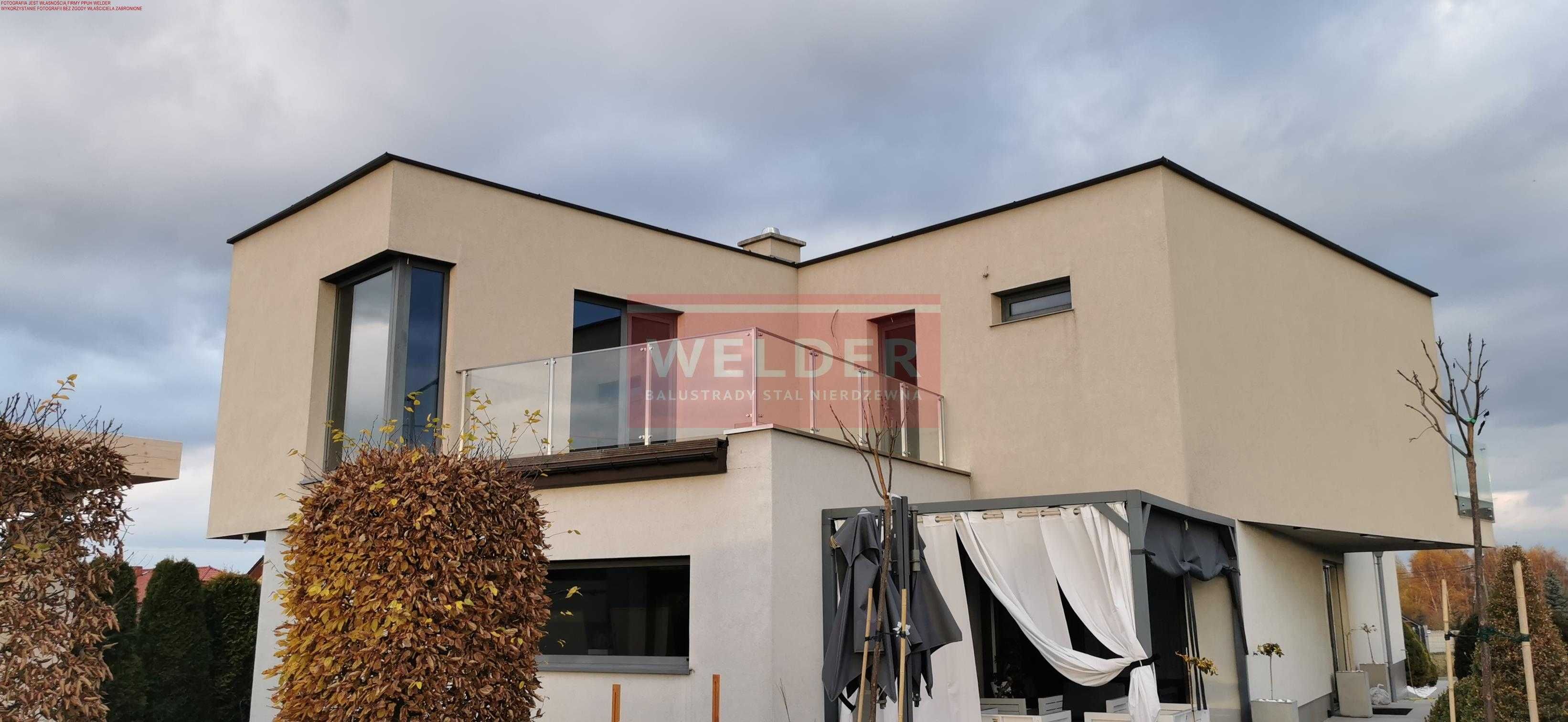 Balustrady Balustrada Harfa Loft Szklana Nierdzewna Antracyt