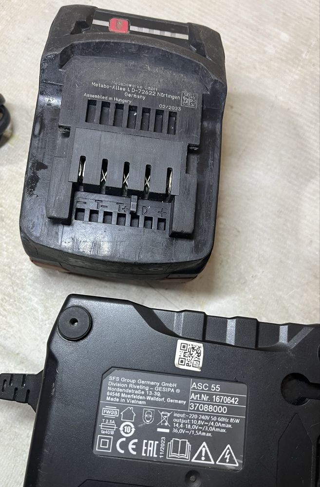 Гайковерт → Metabo SSW 18 LTX 400 BL + АКБ на 5.5 Ah та ASC 55 !