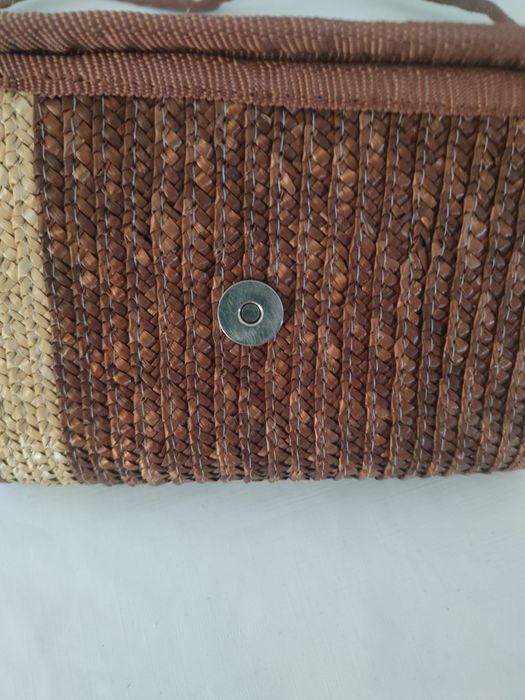 Mała słomkowa kopertówka torebka brązowa saszetka
Stan idealny! Poleca