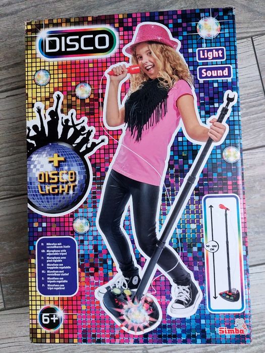 Mikrofon ze statywem dla dzieci NOWY