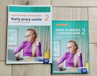 Nowy Krok w biznes i zarządzanie 2 podręcznik karty pracy podstawowy