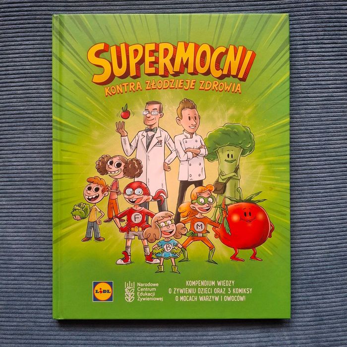 Lidl NCEŻ Supermocni Kontra Złodzieje Zdrowia Komiksy dla Dzieci