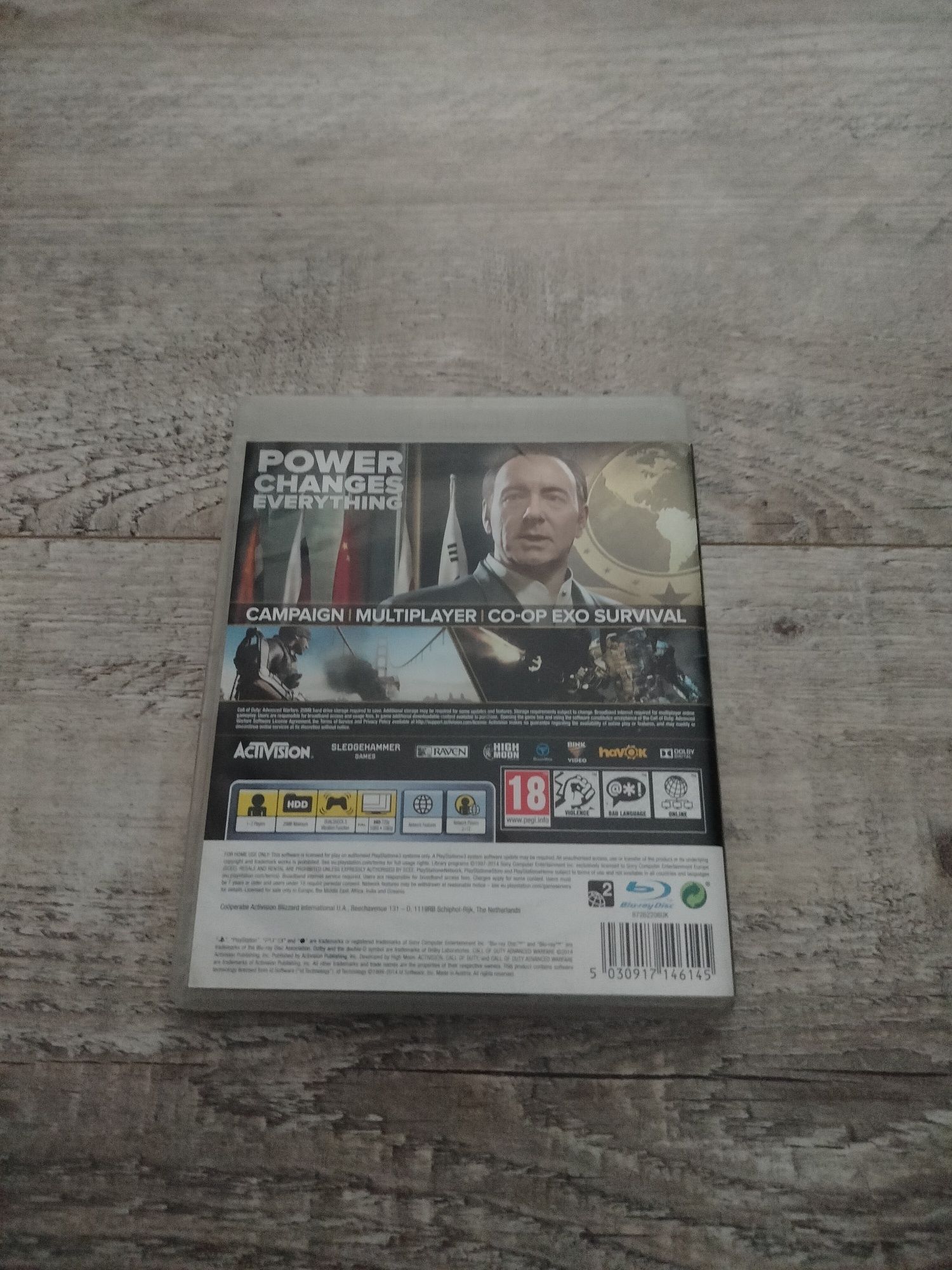 Gra call of duty advanced warfare ps3