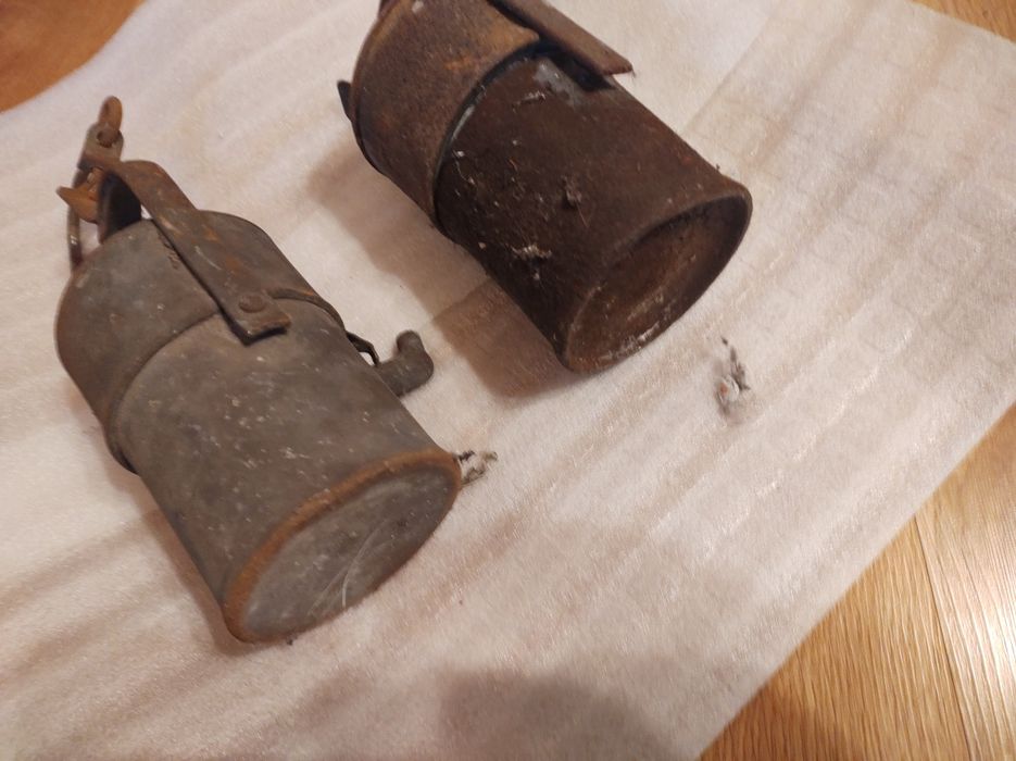 Stare dwie lampy karbidowe