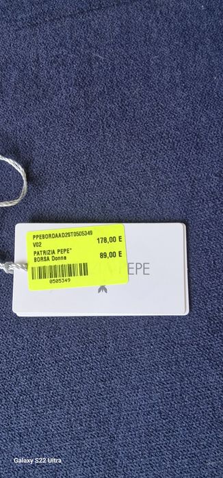 Сумка плюс косметичка Patrizia Pepe шкіра Італія