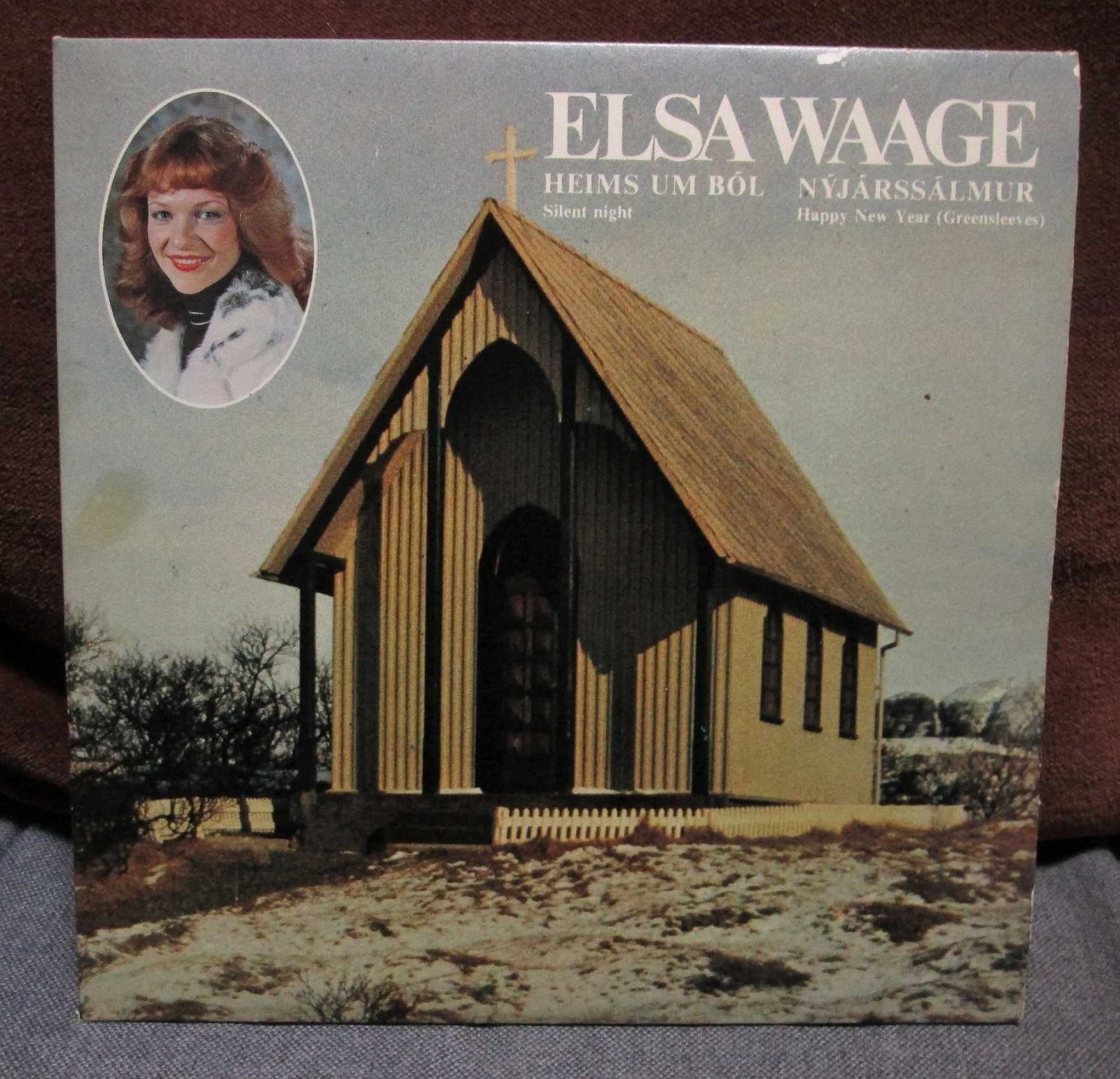 Vinil Elsa Waage, Heims Um Ból / Nýjárssálmur single 1977