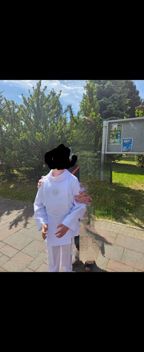 Strój komunijny dla chłopca + buty