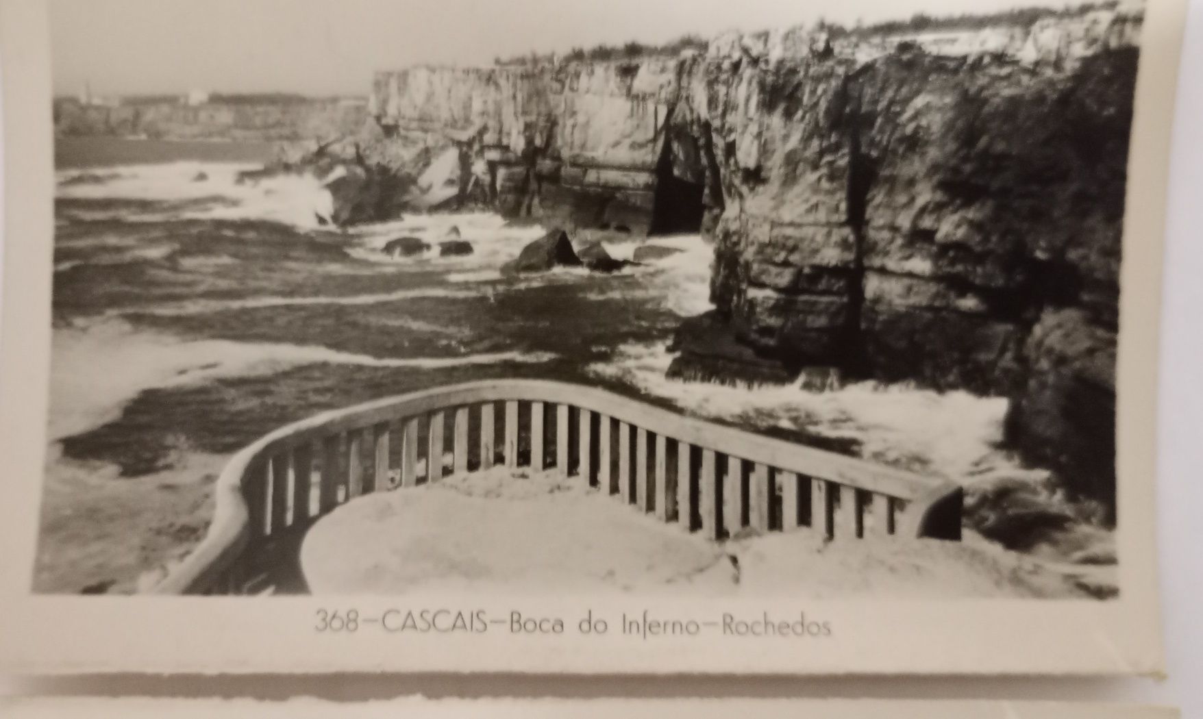 Coleção de seis postais antigos de Cascais - Sintra,