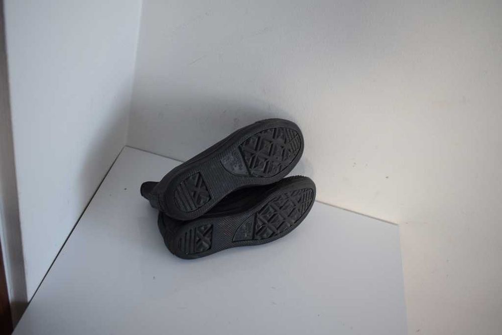 Buty Trampki Converse czarne wysokie skórzane 37