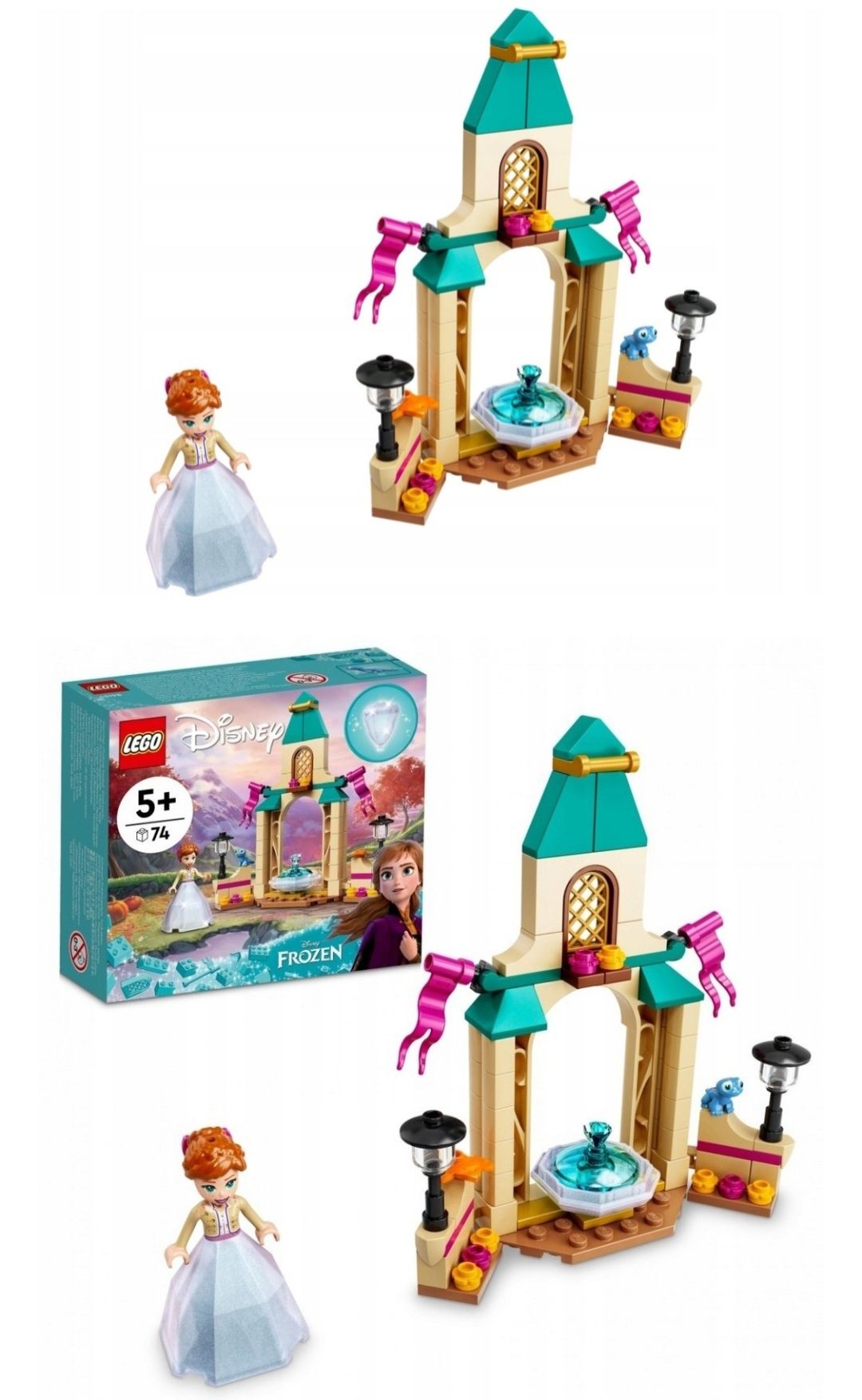 LEGO Disney -  Dziedziniec zamku Anny - 43198 - NOWE.