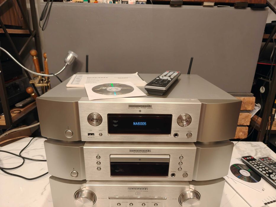 Odtwarzacz sieciowy MARANTZ NA-6005!Z pierwszej ręki! Pilot dokumenty