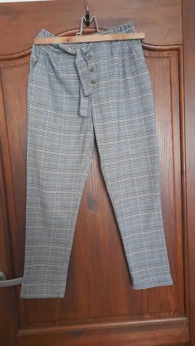 Spodnie eleganckie H&M w kratę 152