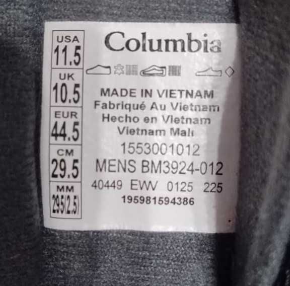 Оригінальні кросівки Columbia Woodburn II Low Waterproof