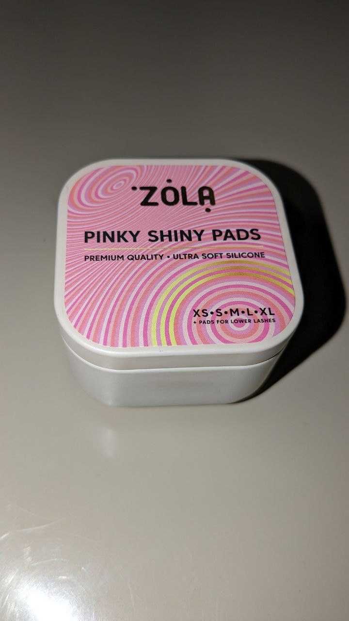 Валики силіконові для ламінування вій zola pinky shiny pads