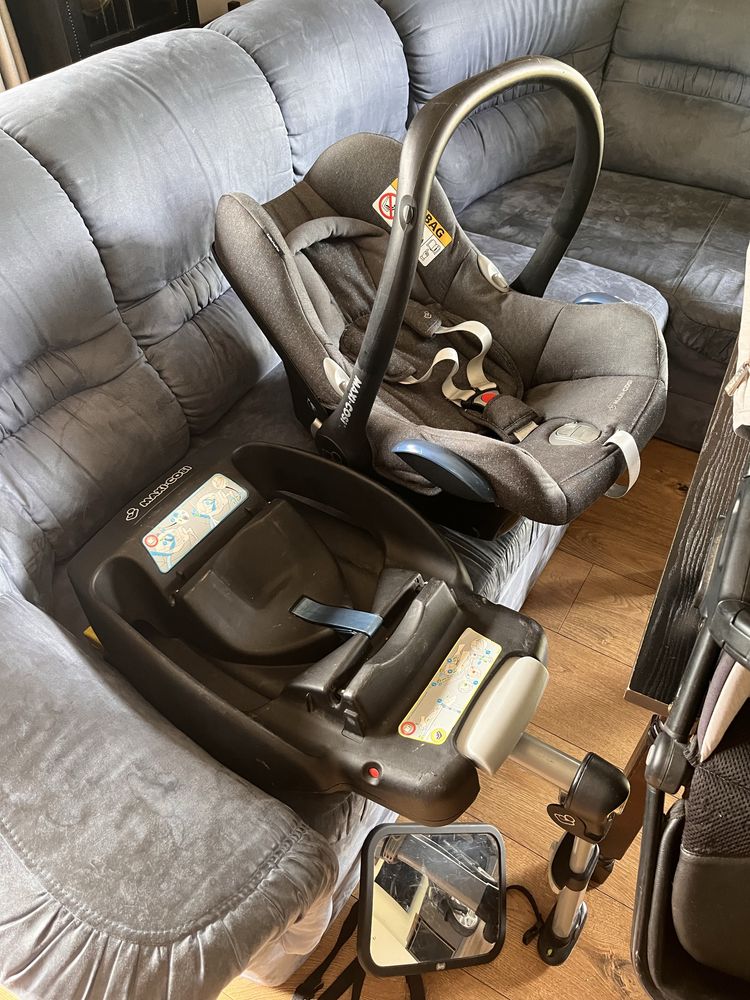Wózek dziecięcy Espiro next 3w1 + Maxi cosi CabroFix +baza +akcesoria