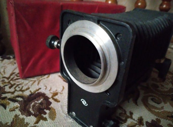 Винтажные меха для фотоаппарата/камеры/приставка для фотографирования