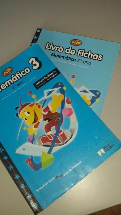Alfa manual matemática e port 1, 2 e 4 anos - manual e livro de fichas