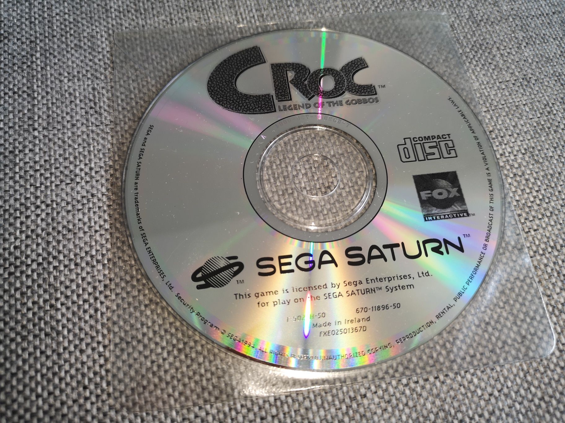 Croc SEGA SATURN gra ANG (płyta CD) sklep Ursus tanio